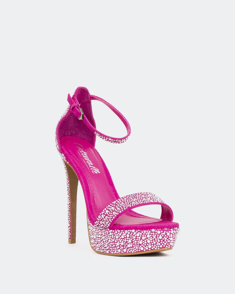 Rinna, Suède Fuchsia/Fucshia Suède