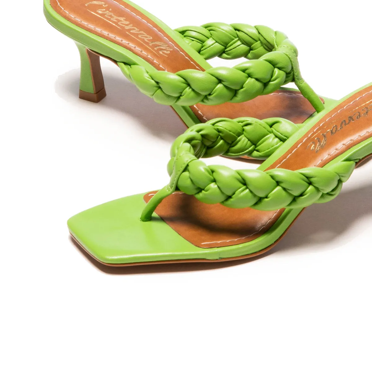 Cuir vert Saxony