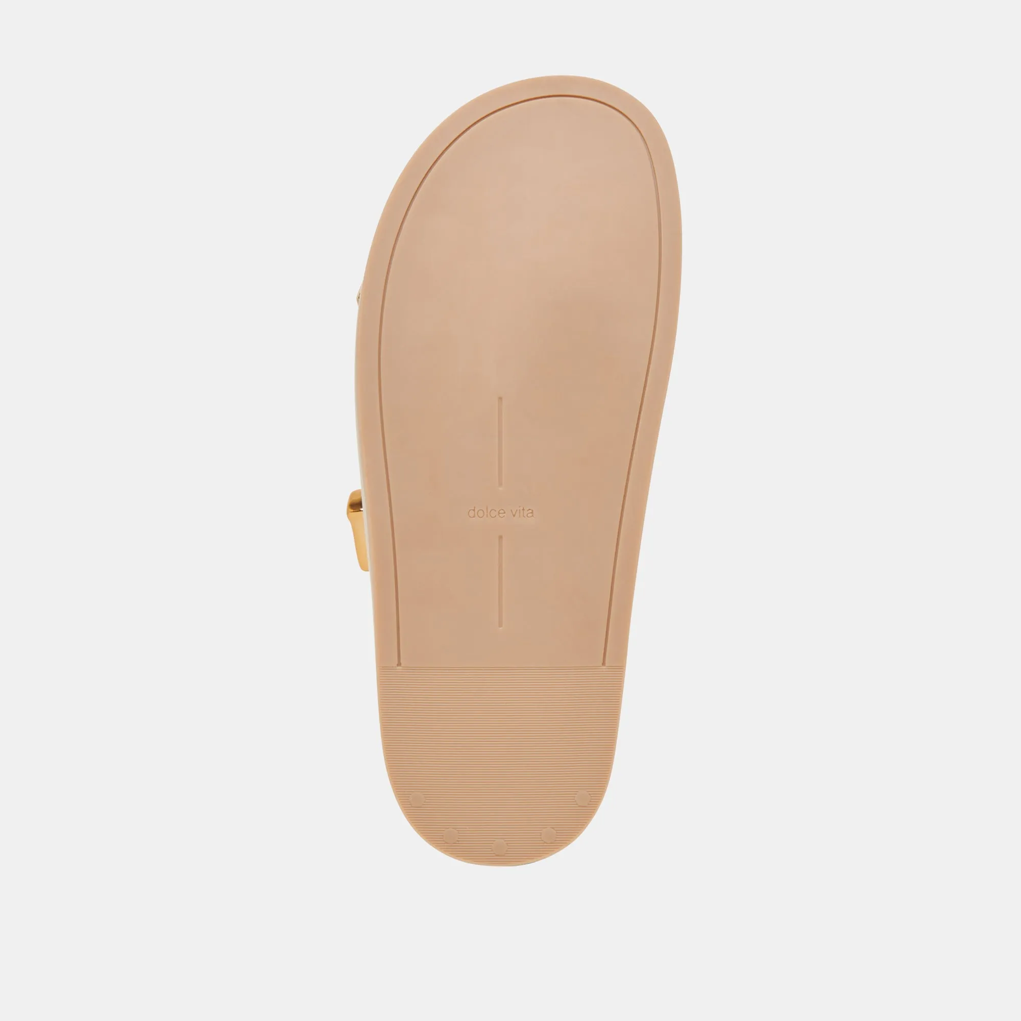SANDALES SEVANA EN CUIR VIEILLI OR CLAIR