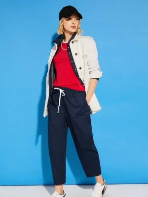 Pantalon de jogging en coton bio Sophy | Indigo foncé