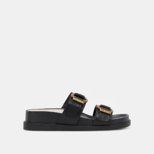 SANDALES SOYA CUIR ONYX