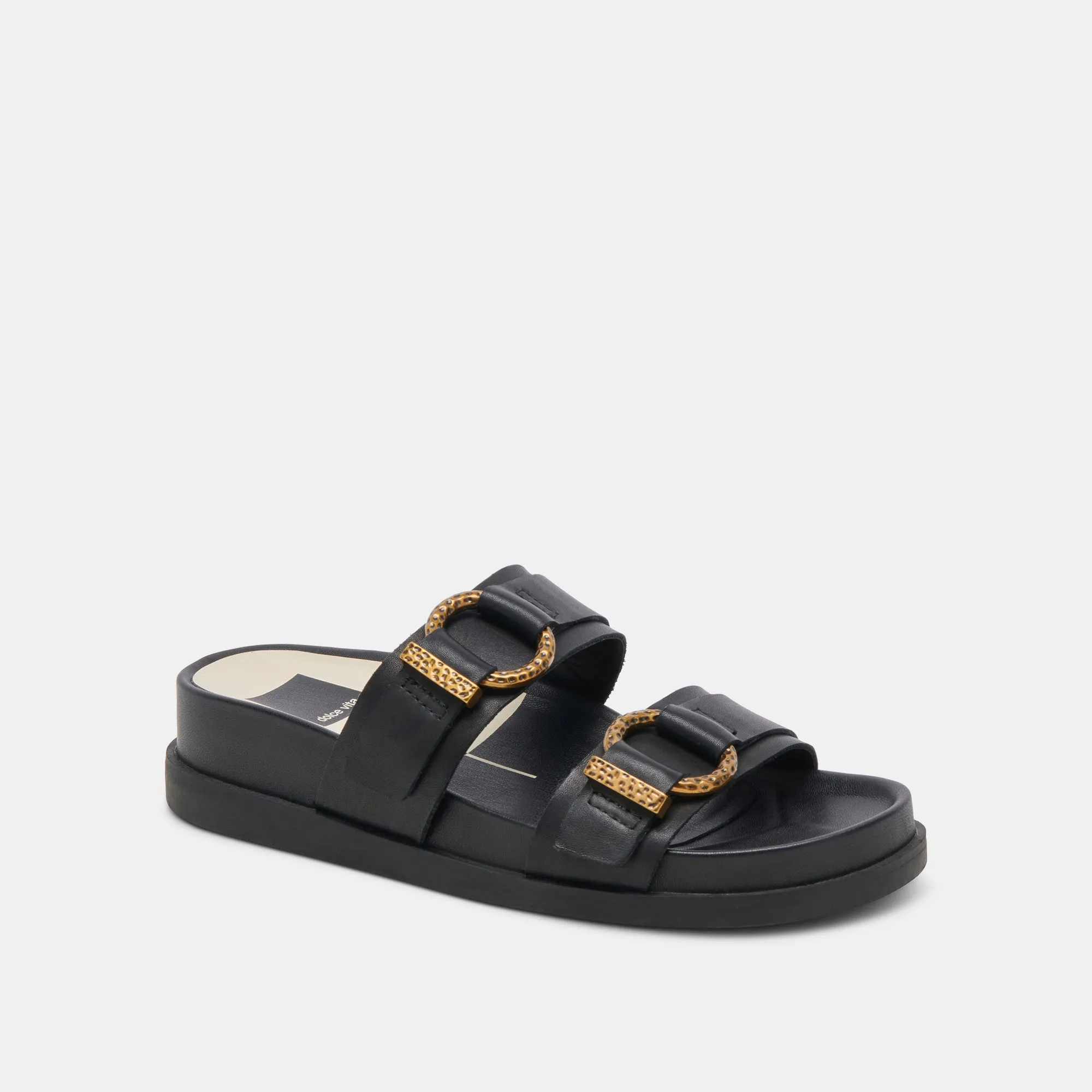 SANDALES SOYA CUIR ONYX