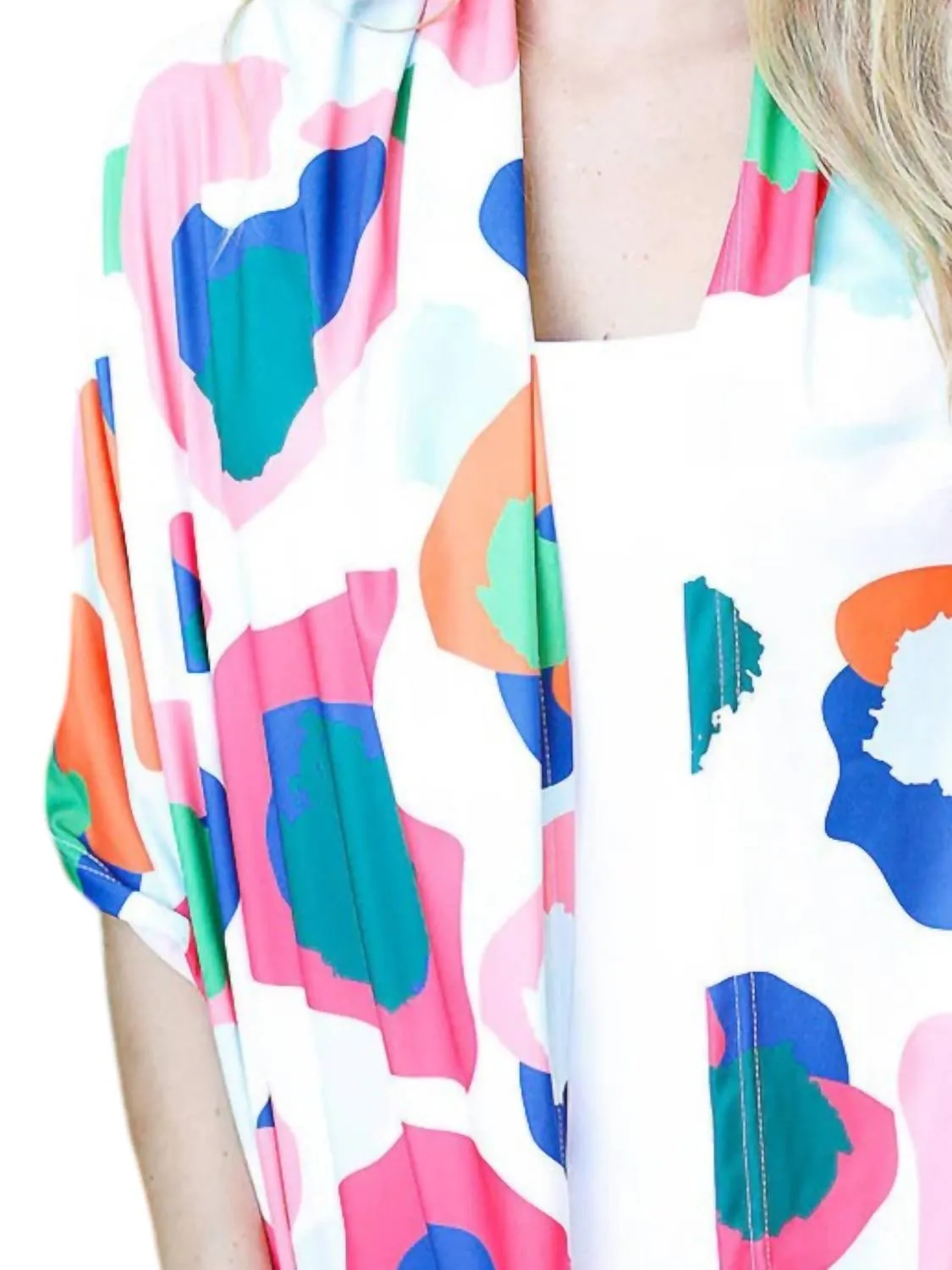 Cardigan châle guépard Spot Gameday multicolore