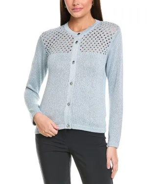 Cardigan en Crochet Étincelant St. John