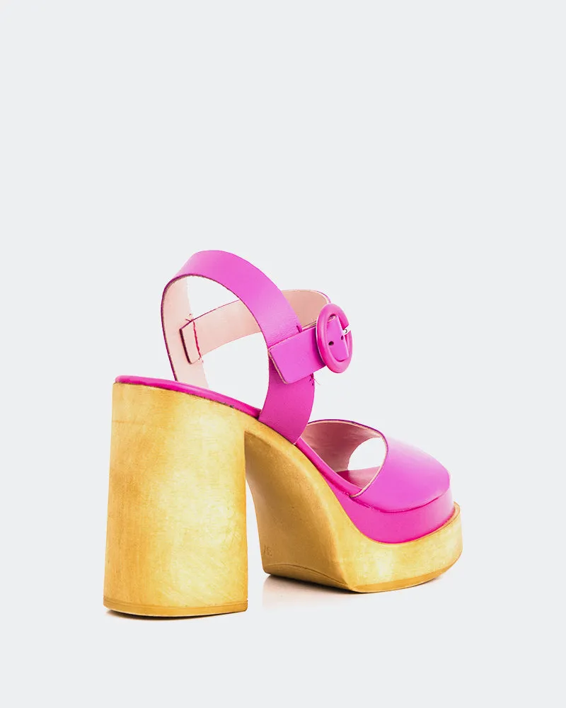 Cuir Fuchsia Éclatant