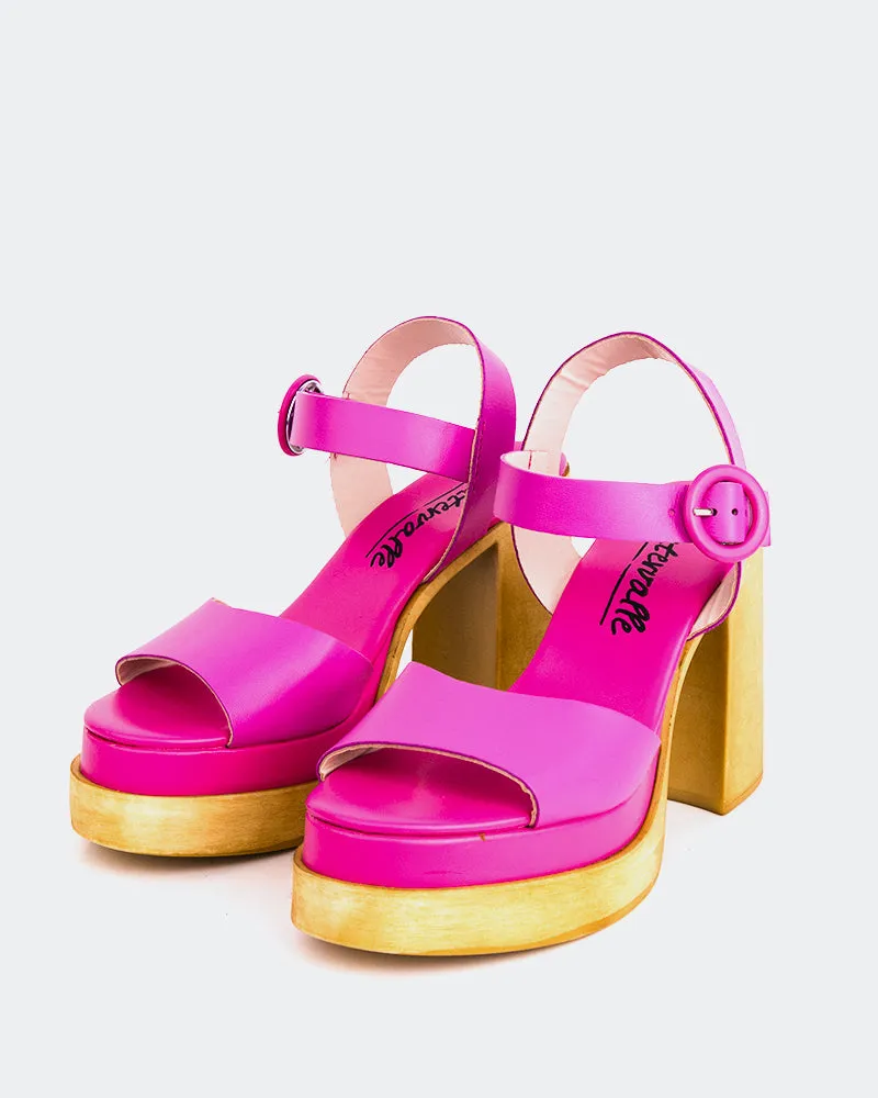 Cuir Fuchsia Éclatant