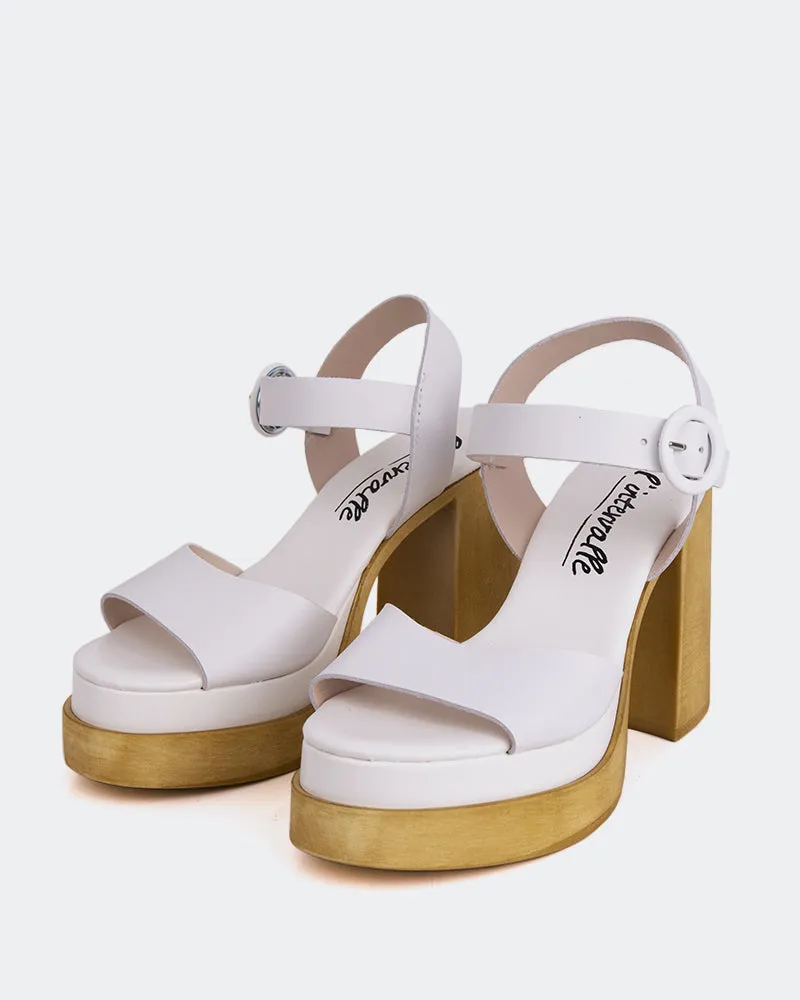 Starburst Cuir Blanc