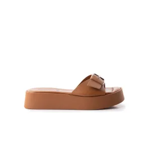 Cuir doux couleur caramel