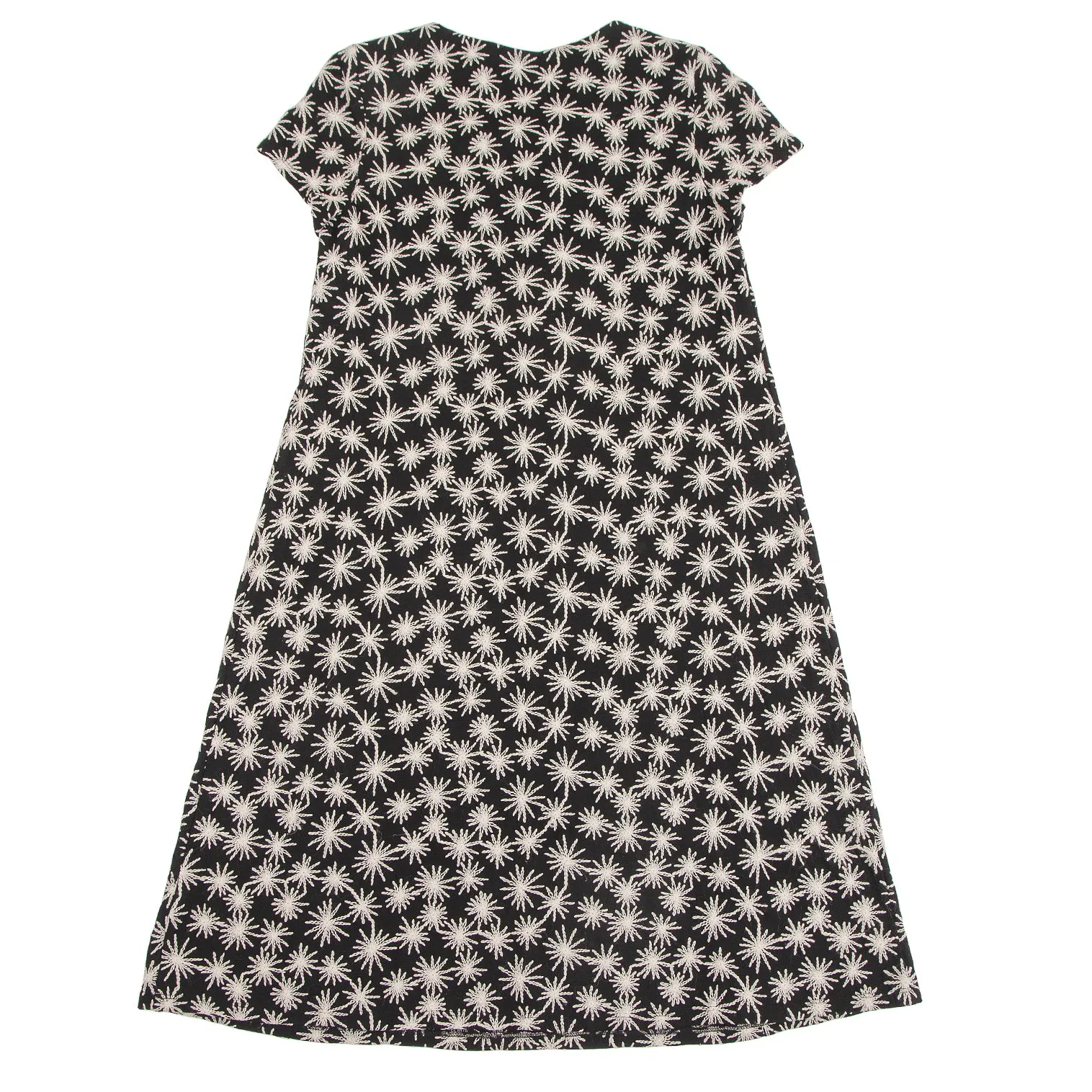 Sybilla Spain. Robe en Coton Noir Brodée