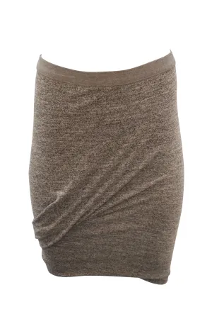 Jupe stretch T by Alexander Wang en rayon gris