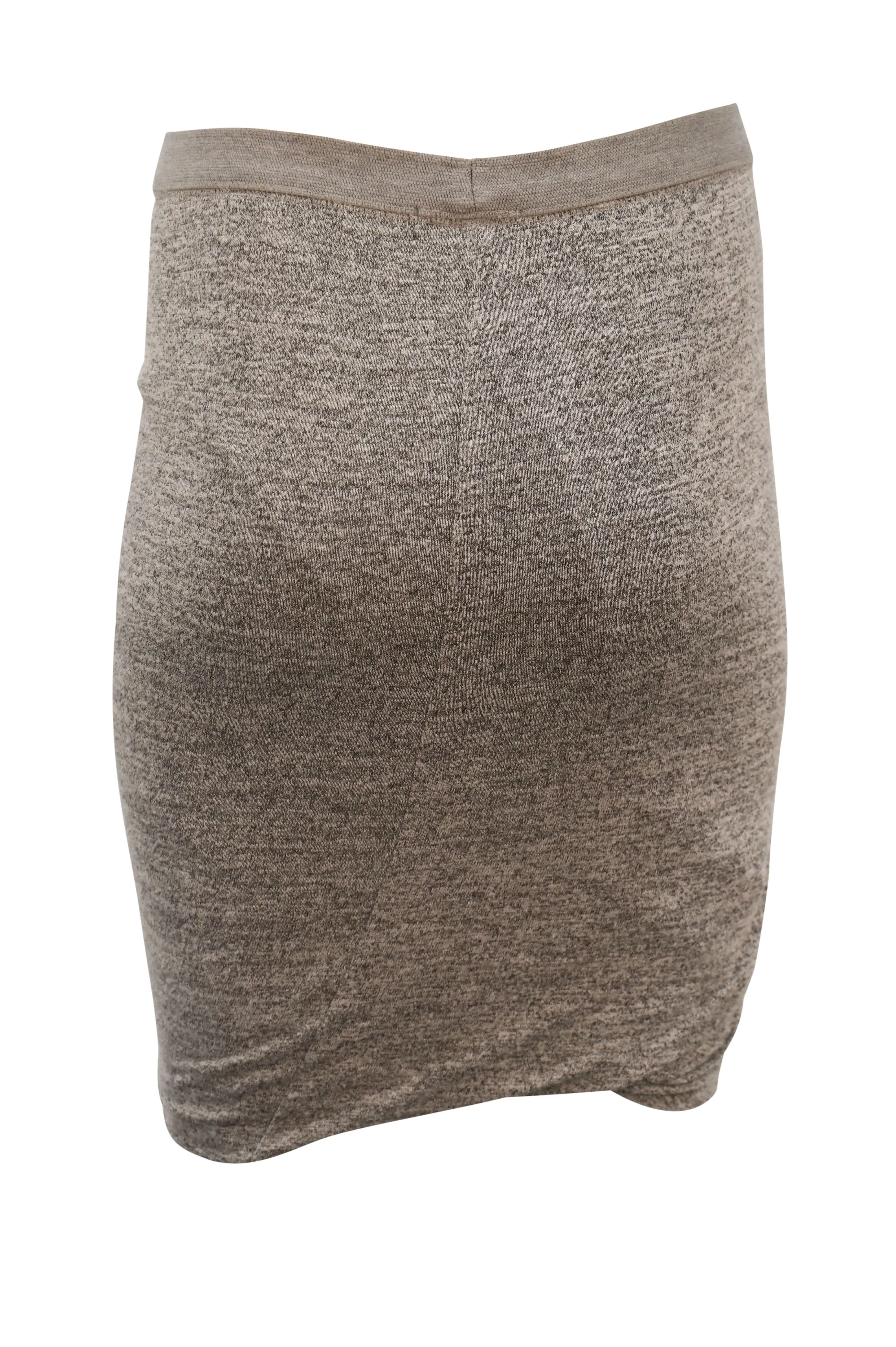Jupe stretch T by Alexander Wang en rayon gris
