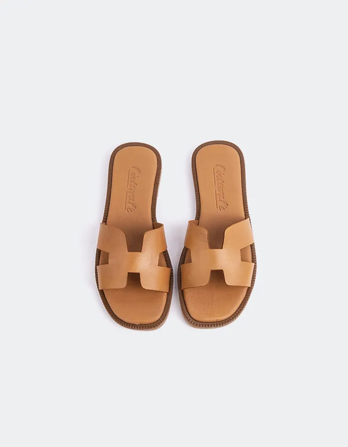 Valmy Cuir Brun Clair