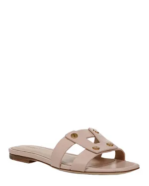 Sandale coulissante en rose