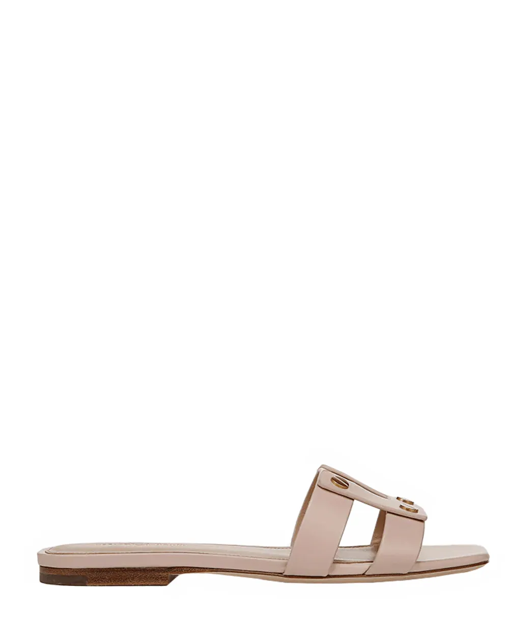 Sandale coulissante en rose