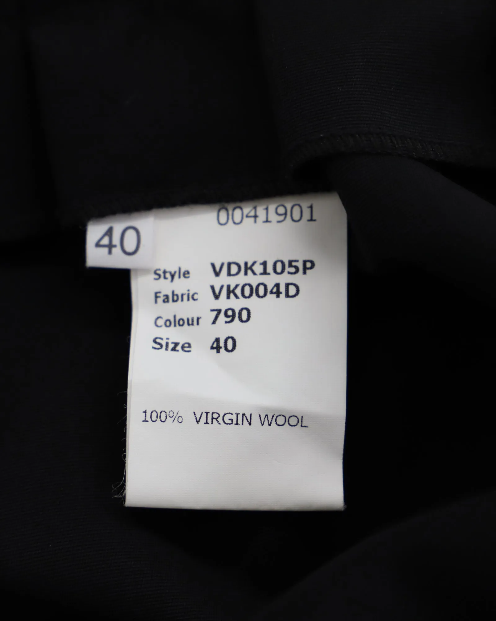 Viktor & Rolf Jupe plissée à ceinture en laine noire