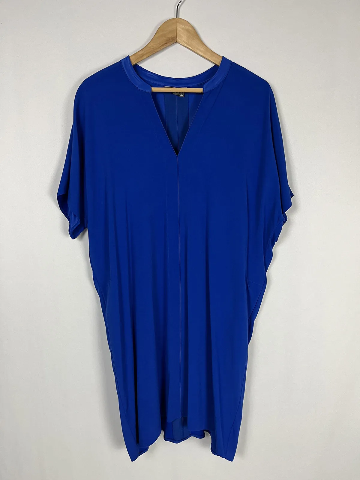 vince. Robe Shift Bleu Cobalt Taille L (14)