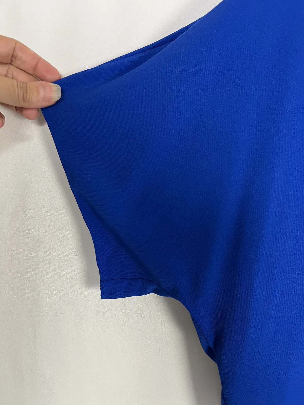 vince. Robe Shift Bleu Cobalt Taille L (14)