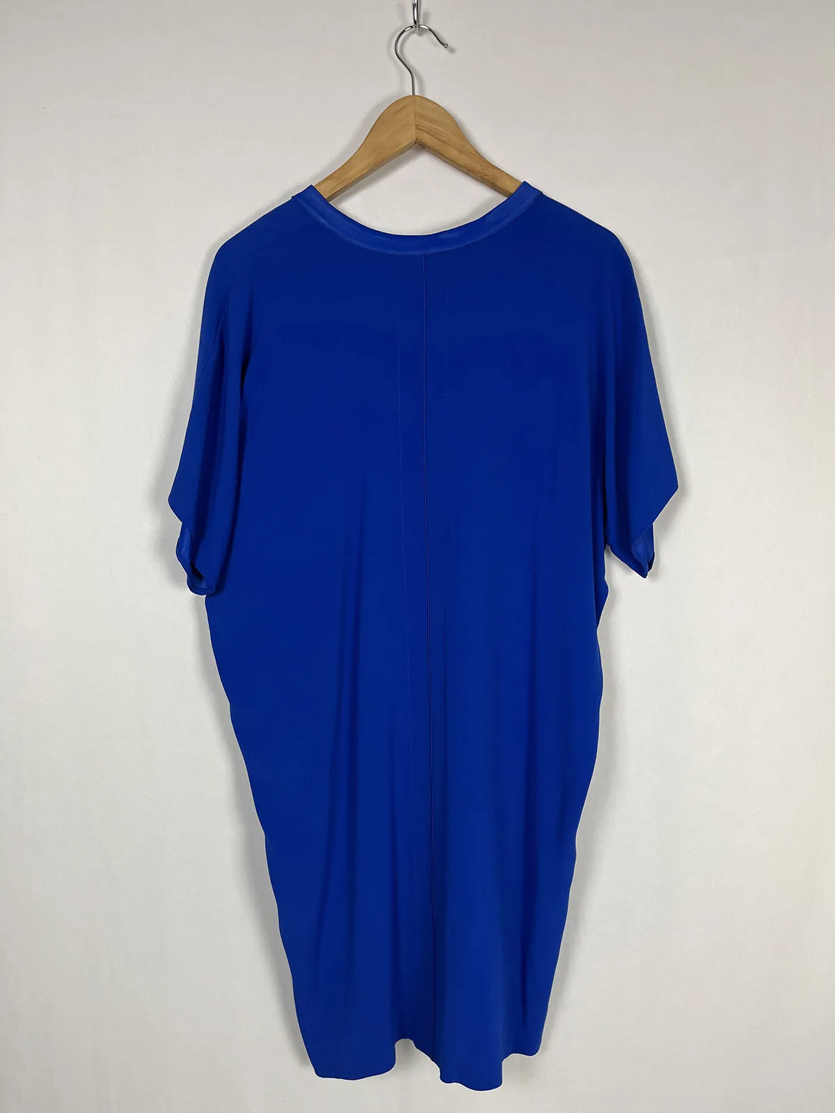 vince. Robe Shift Bleu Cobalt Taille L (14)