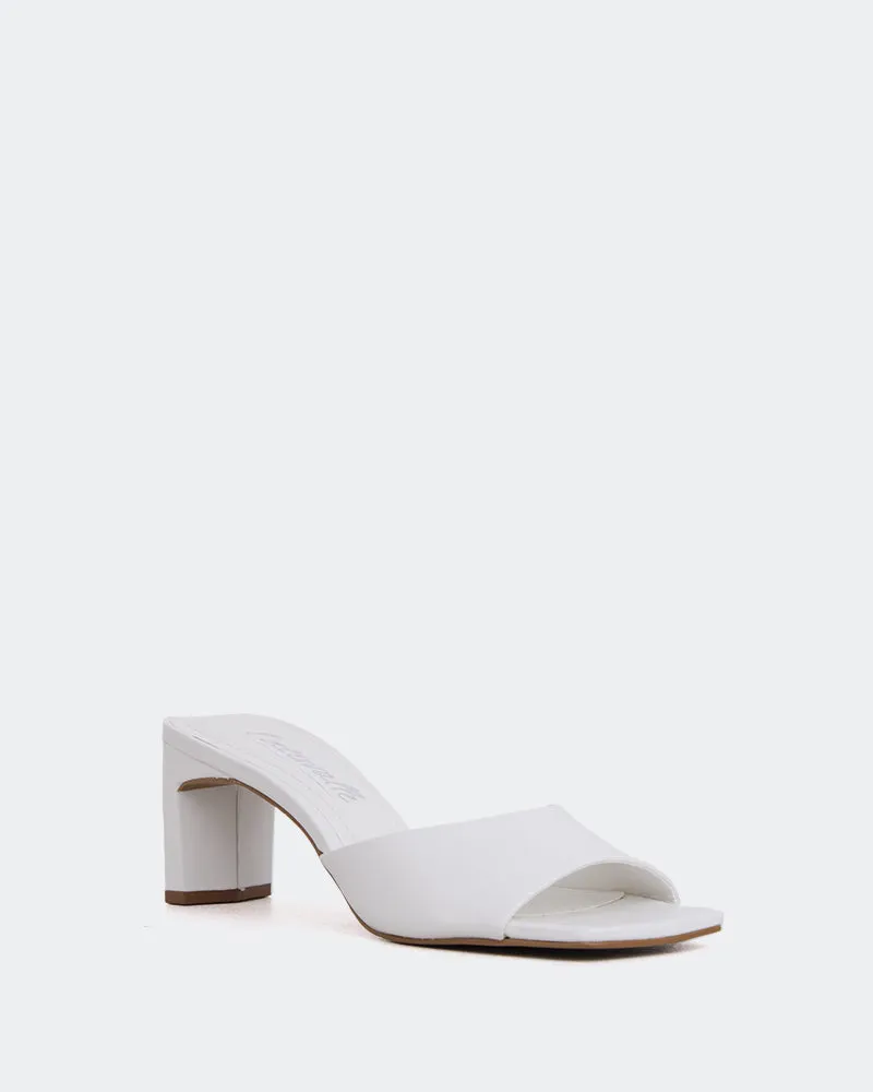 Visalia Cuir Blanc