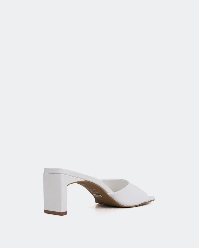 Visalia Cuir Blanc