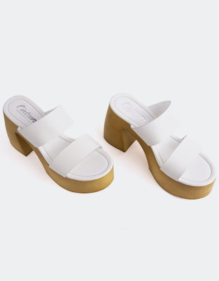 Vyronas Cuir Blanc