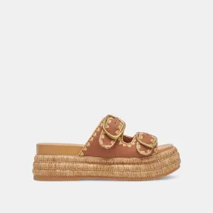 SANDALES WANIKA MARRON NUBUCK
