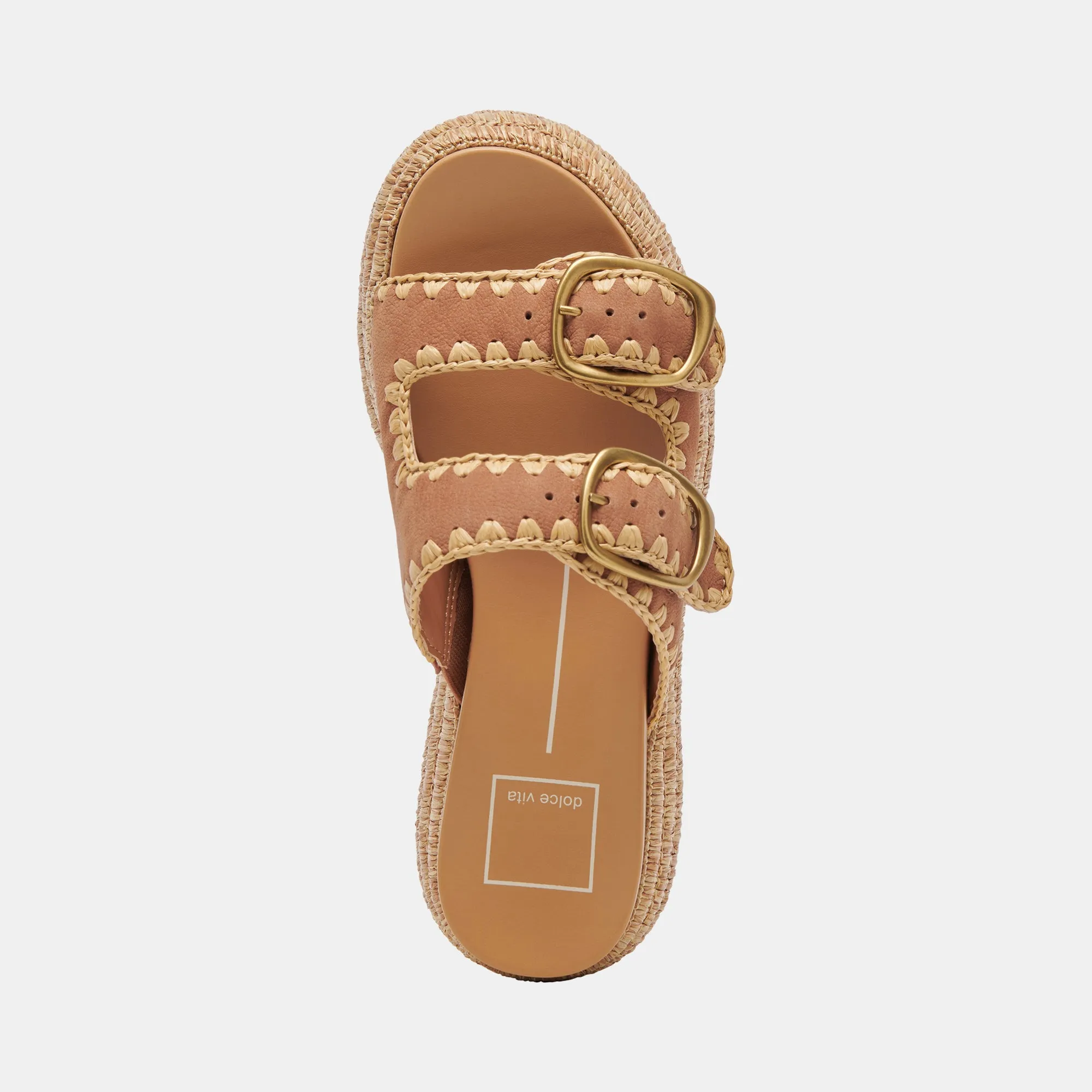 SANDALES WANIKA MARRON NUBUCK