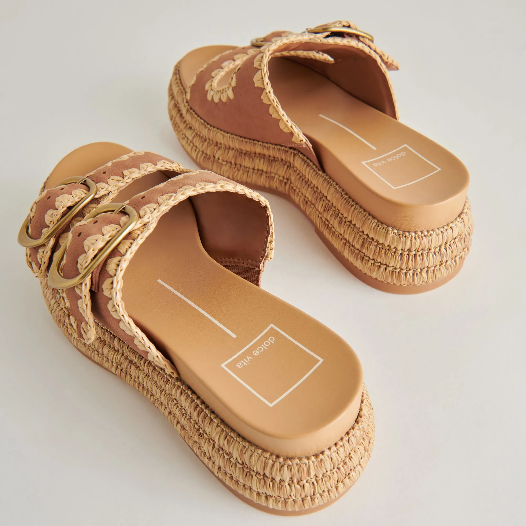 SANDALES WANIKA MARRON NUBUCK