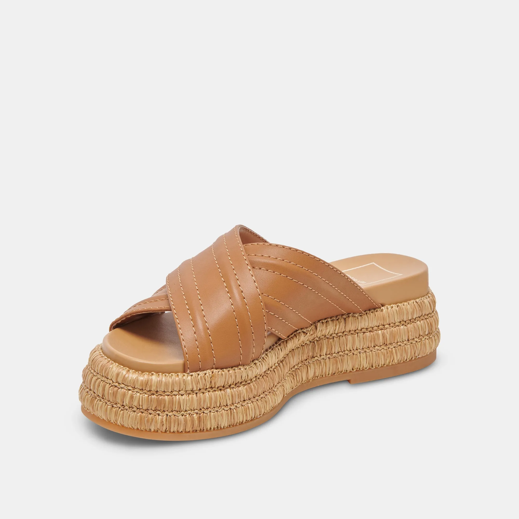 SANDALES WESLEE CUIR BRUN
