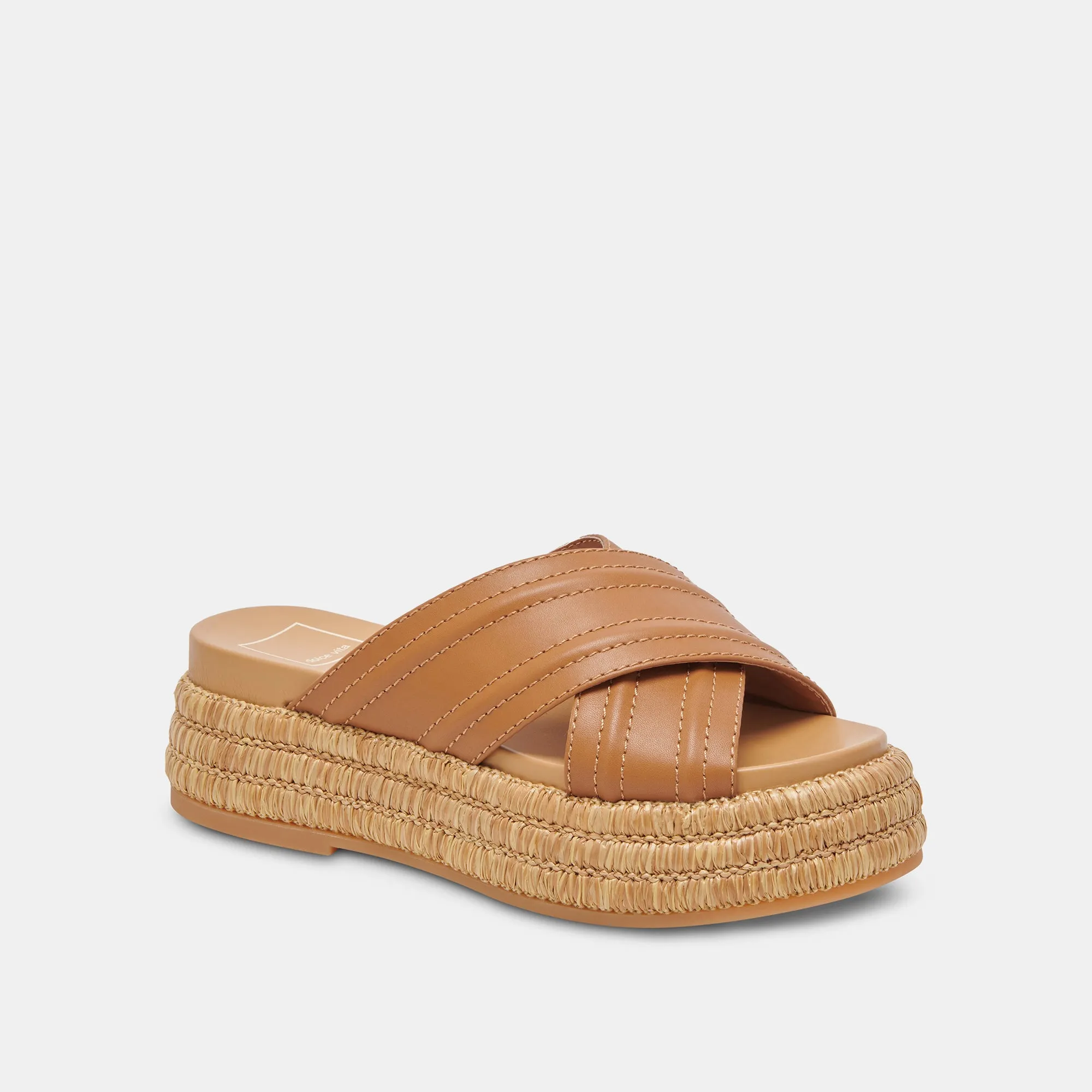 SANDALES WESLEE CUIR BRUN