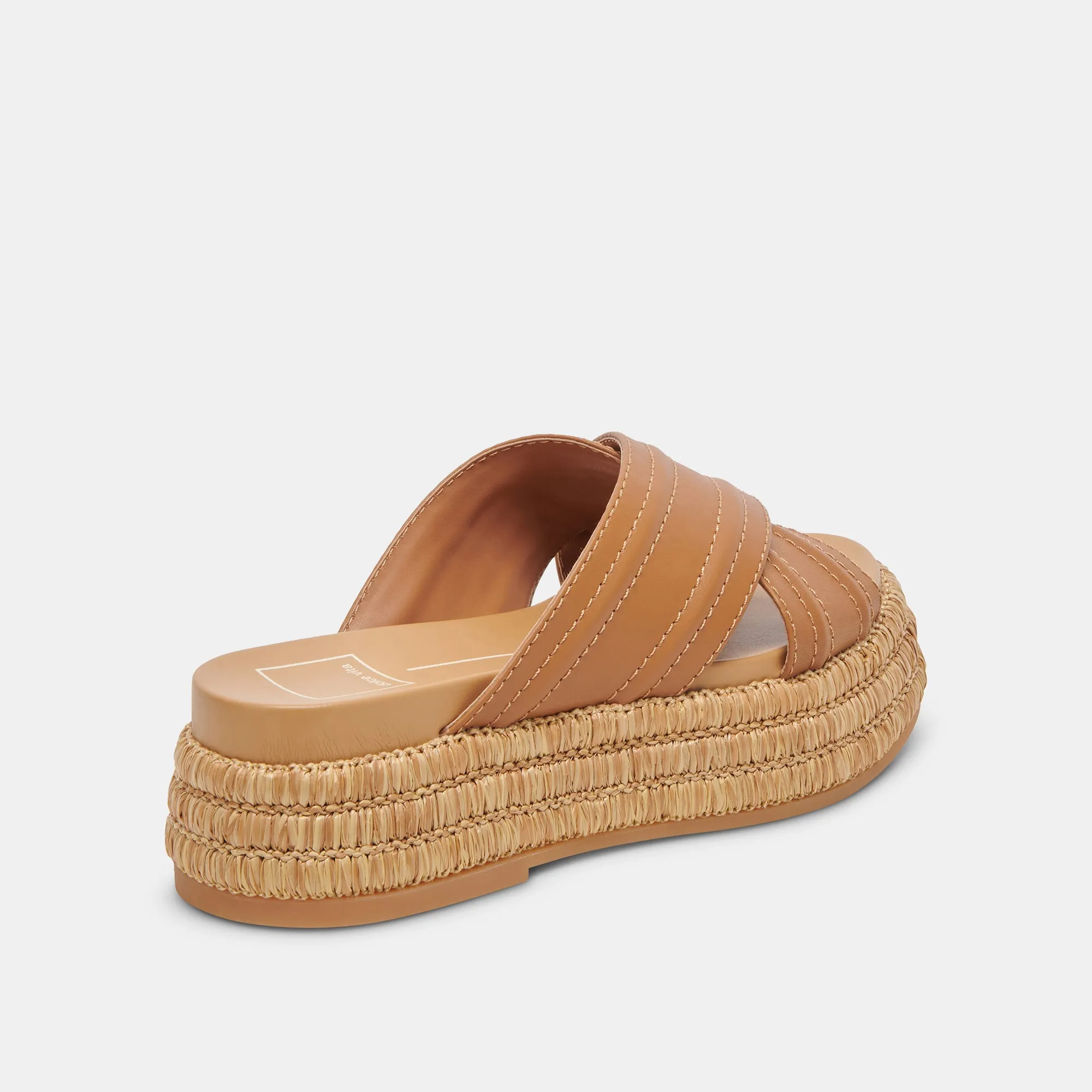 SANDALES WESLEE CUIR BRUN