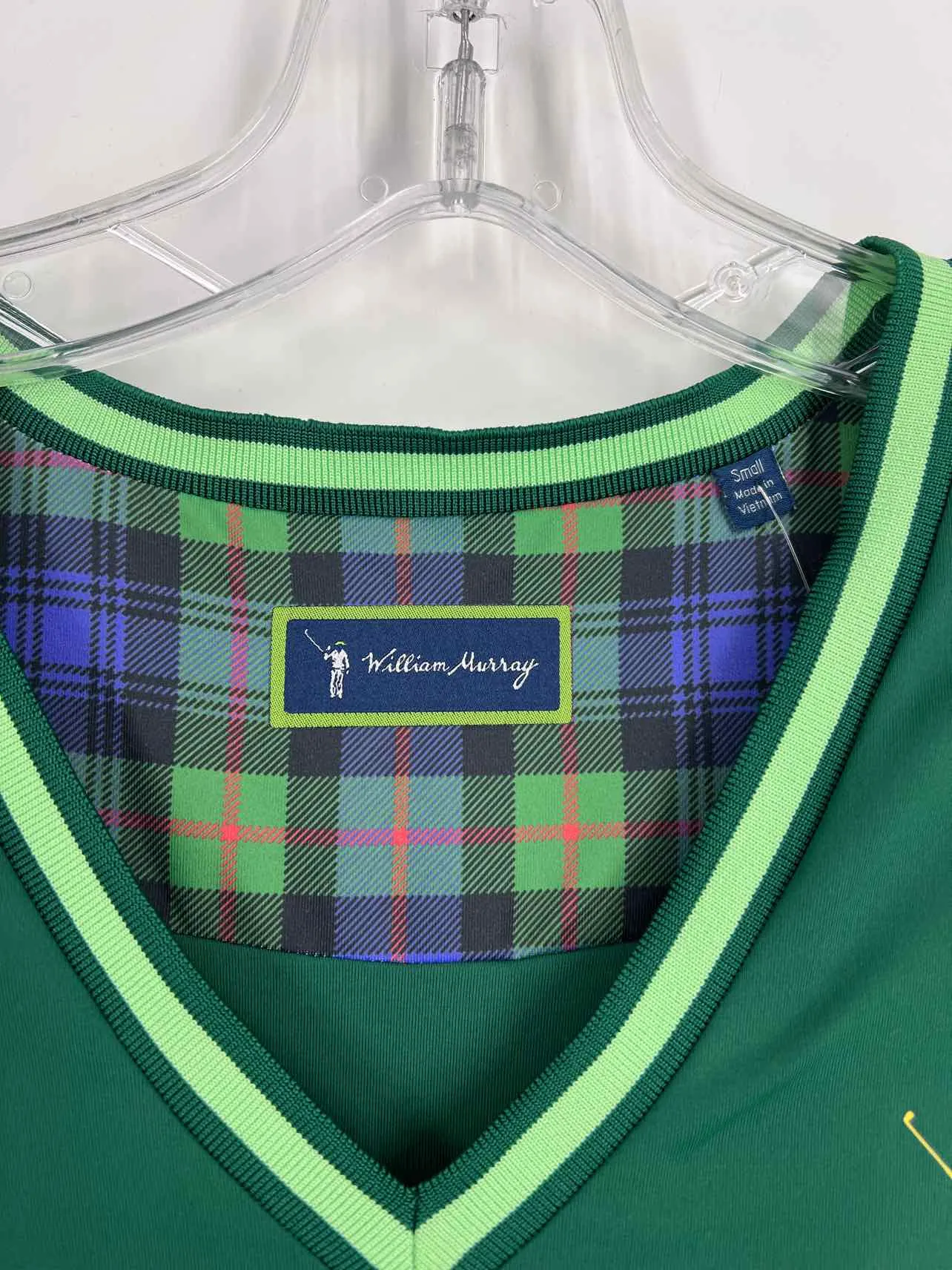Robe de sport à rayures vertes William Murray Taille S