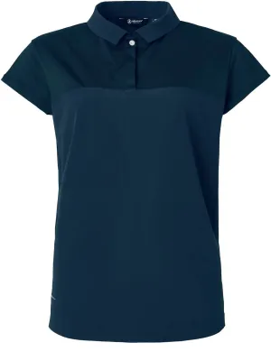 Polo Femme Becky Manches Longues Loosefit en Marine