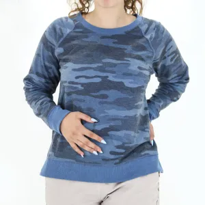 Pull camouflage pour femme, Pétrole