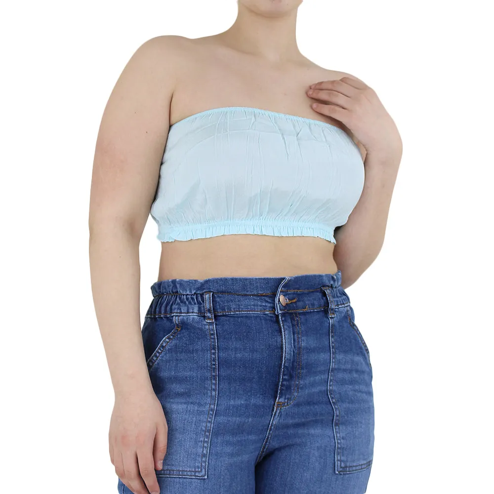 Débardeur Femme Court, Turquoise