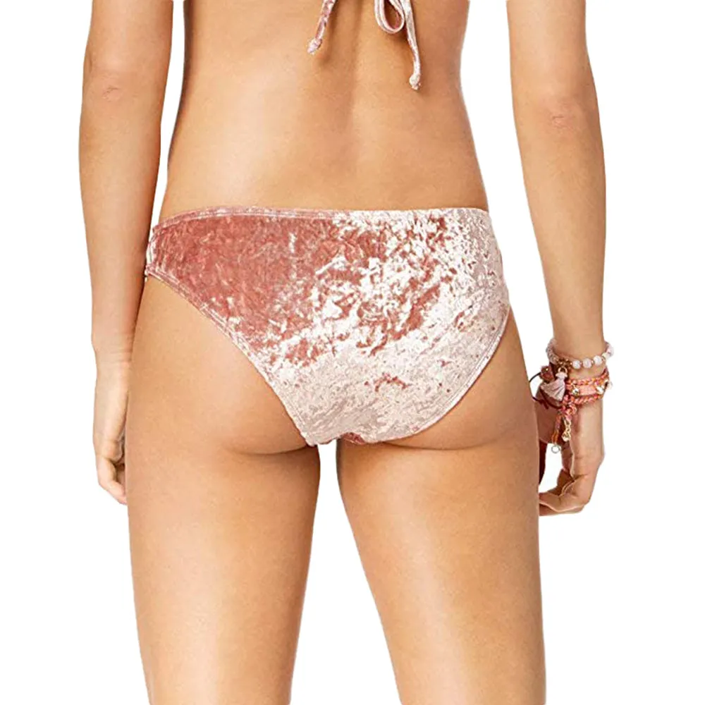 Culotte de bikini hipster en velours côtelé pour femmes, Somo