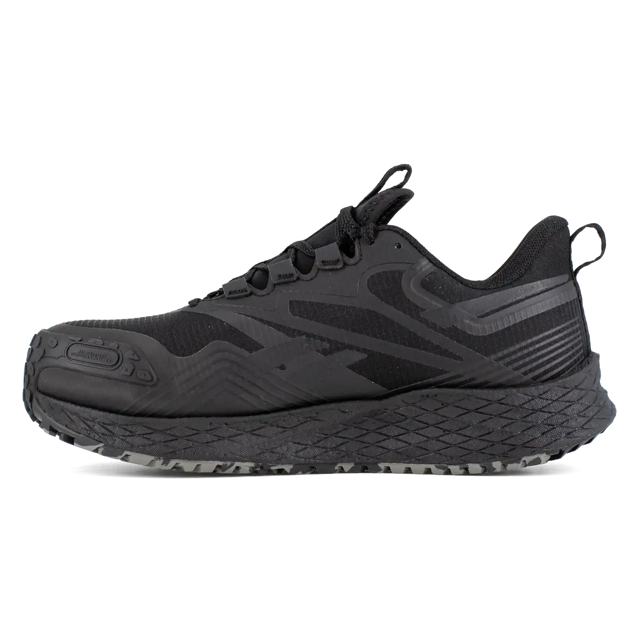 Chaussure de travail sportive à embout composite Fe4 pour femmes - Noir