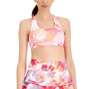 Soutien-gorge de sport à impact à pétales flottants pour femme, Rose