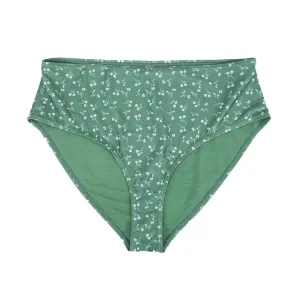 Culotte de Bikini à Imprimé Floral pour Femme, Vert