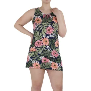 Robe courte florale pour femme, Multi
