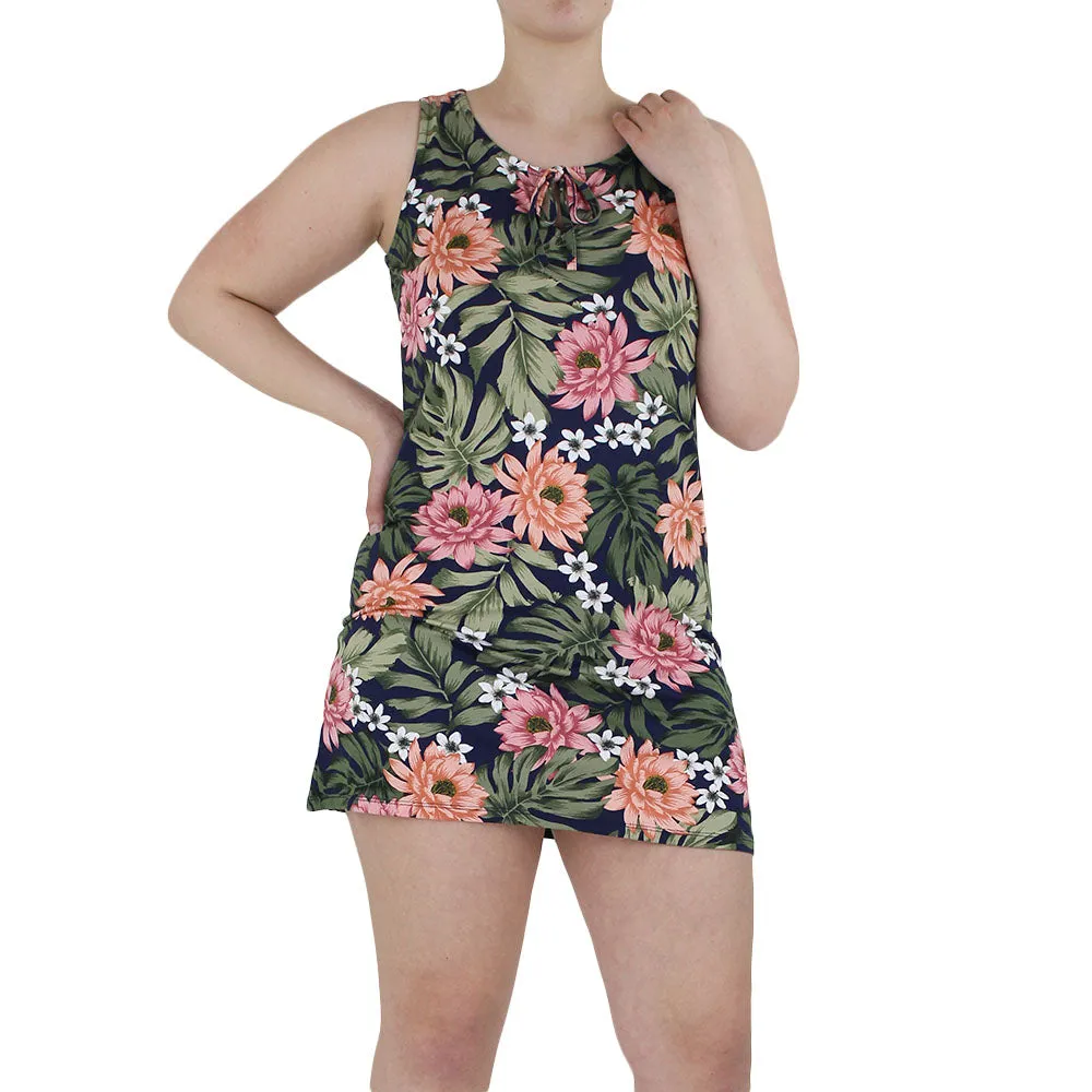 Robe courte florale pour femme, Multi