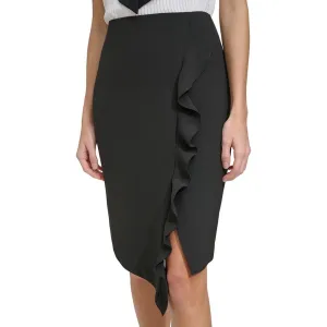 Jupe crayon asymétrique pour femme