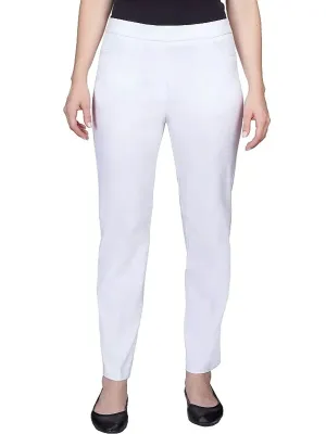 Pantalon Femme Uni à Enfiler, Blanc