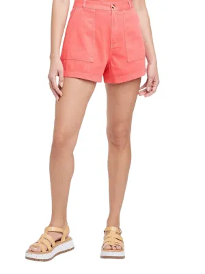 Short uni pour femmes, Corail