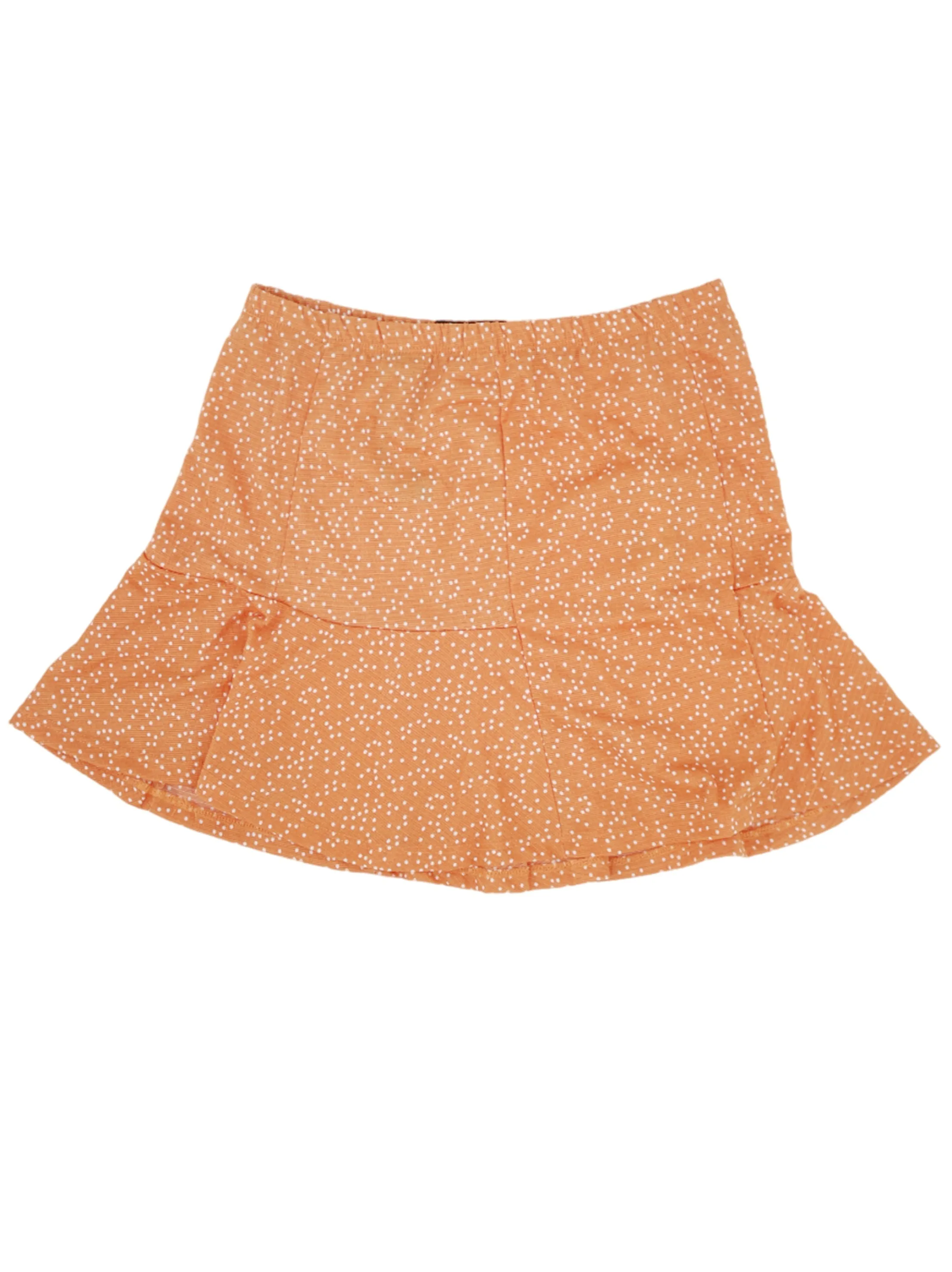 Jupe à pois pour femme, Orange
