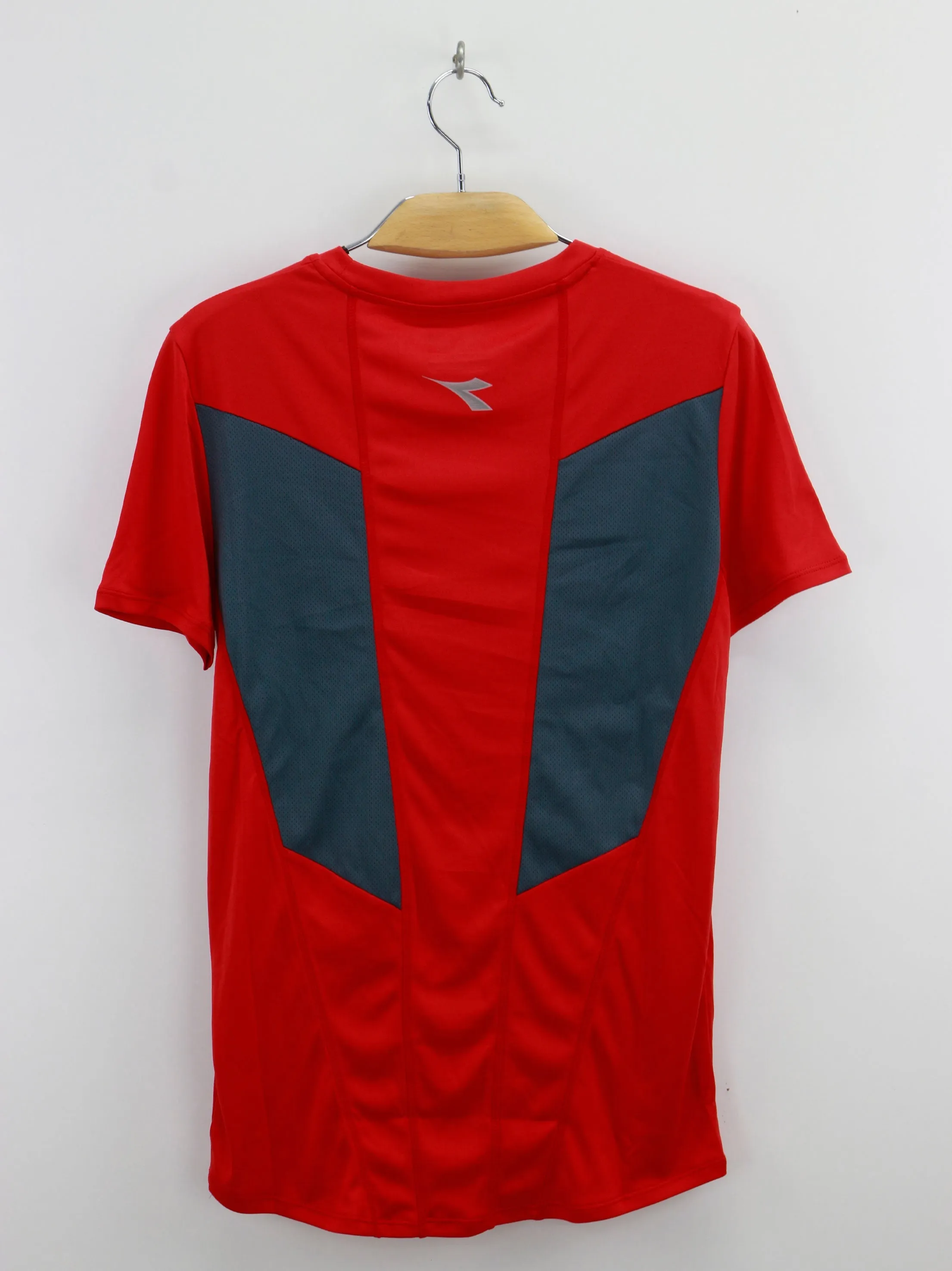 T-shirt de course pour femmes à motifs colorés, Rouge