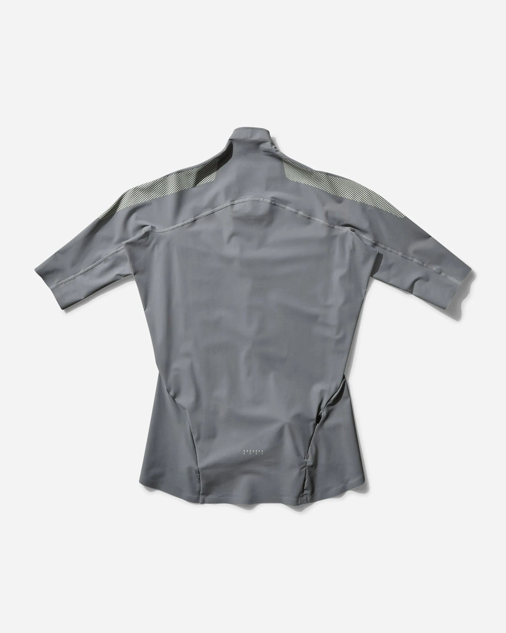 Haut à zip femme Gris / Vert citron crème