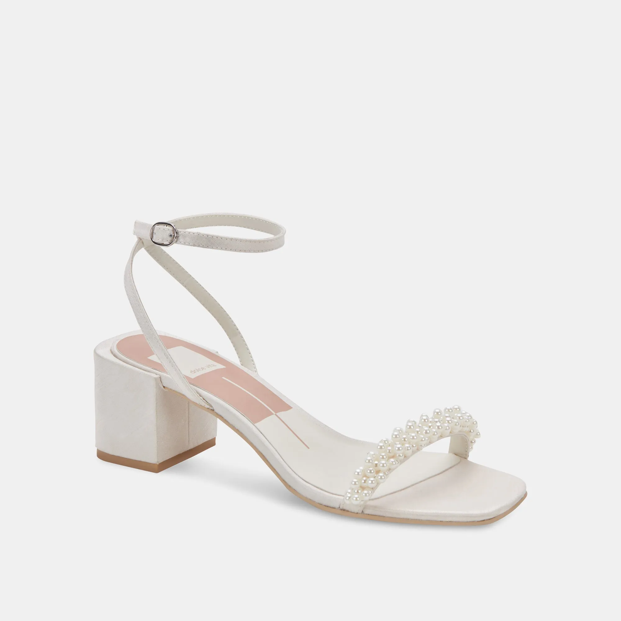 ZALIMA TALONS PERLES VANILLE