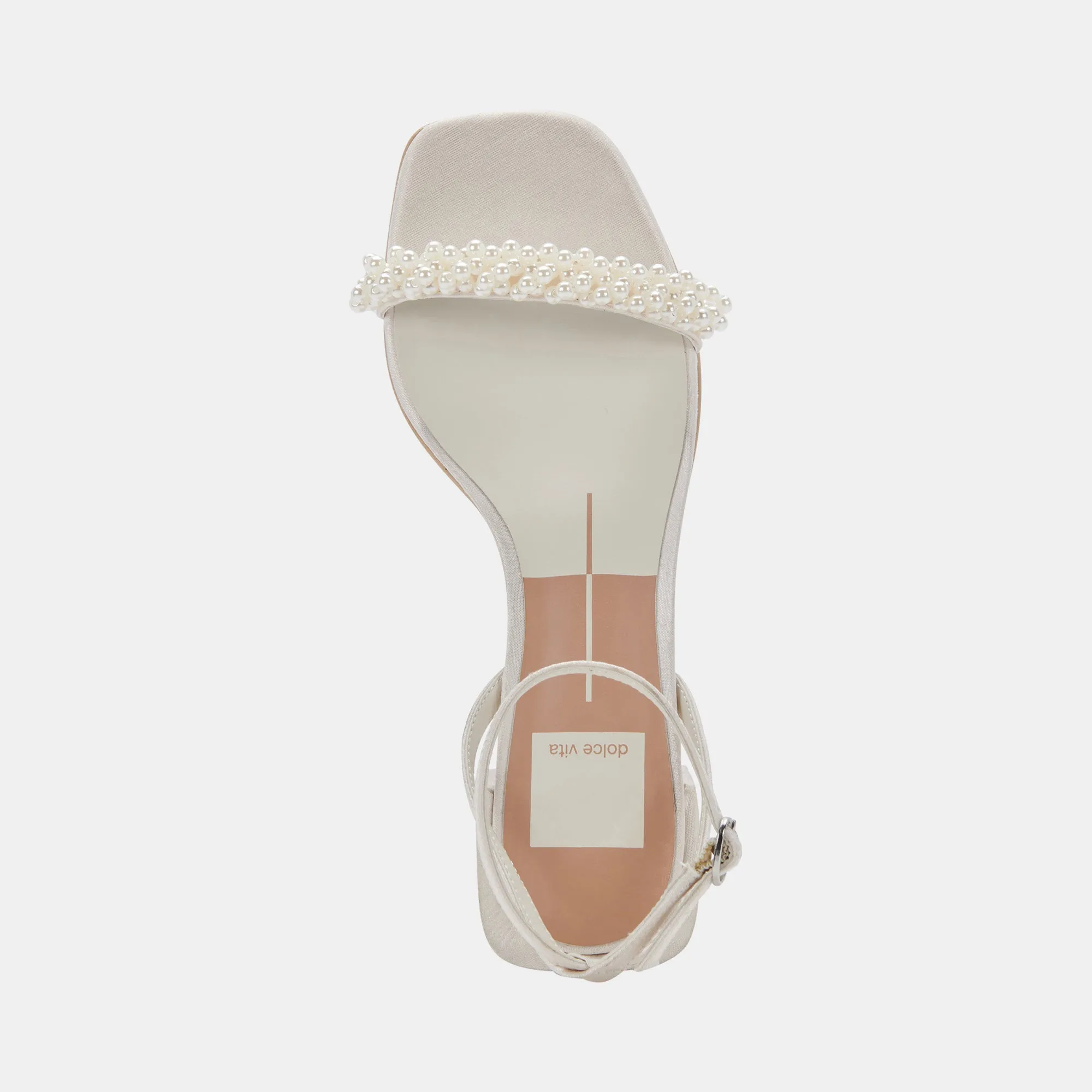 ZALIMA TALONS PERLES VANILLE