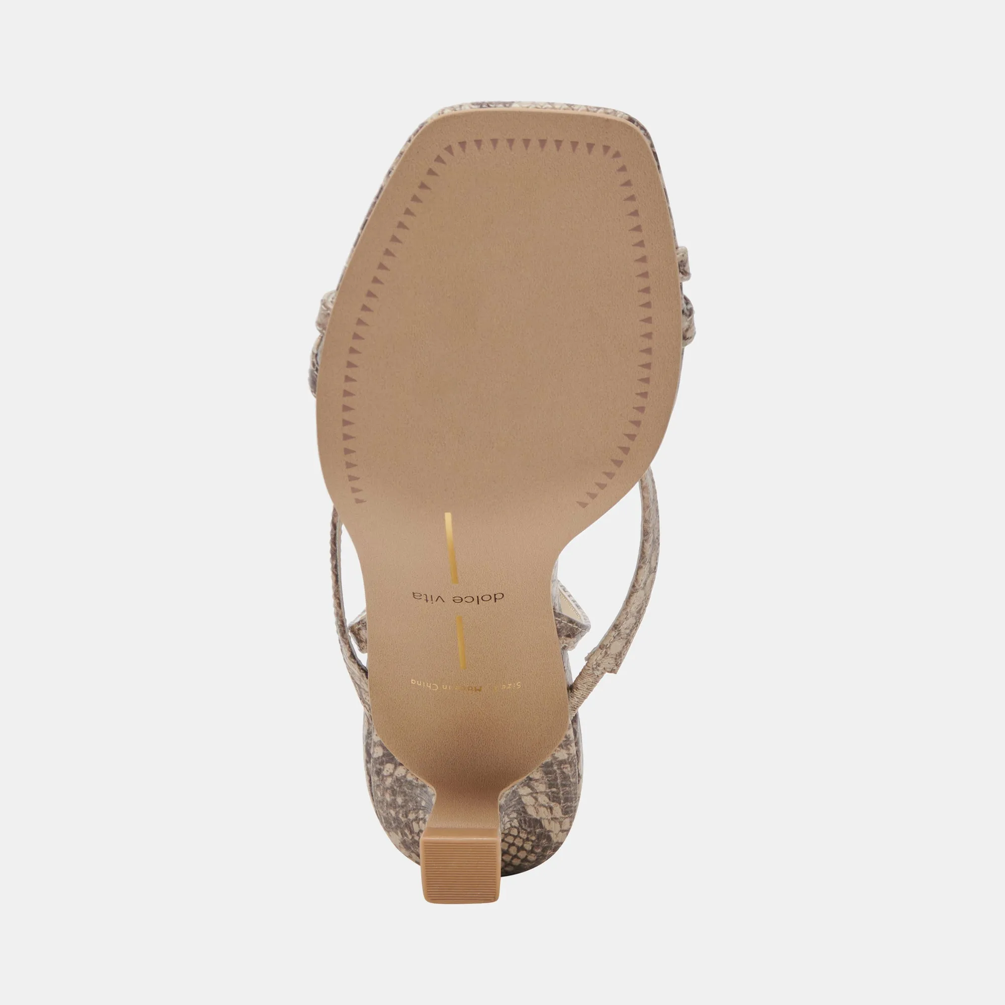 ZAMAL TALONS SERPENT DE SABLE GAUFRÉS